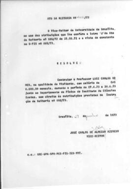 Ato da Reitoria nº 0406/1973