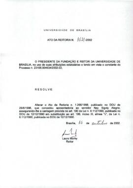Ato da Reitoria nº 1621/2002