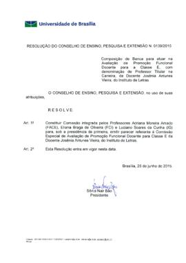 Resolução do Conselho de Ensino, Pesquisa e Extensão nº 0139/2015