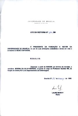 Ato da Reitoria nº 0294/1999