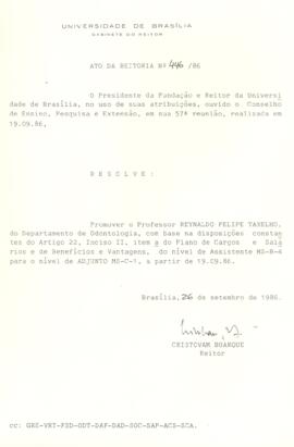 Ato da Reitoria nº 0446/1986