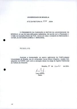 Ato da Reitoria nº 0788/2004