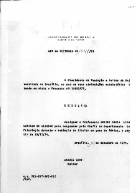 Ato da Reitoria nº 1041/1974