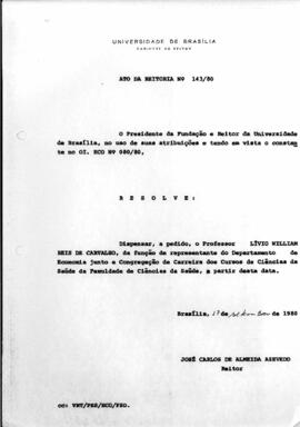 Ato da Reitoria nº 0143/1980