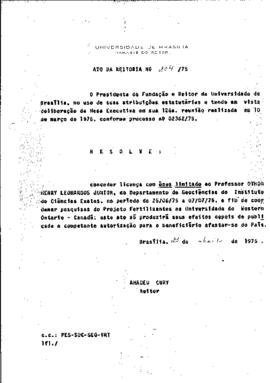 Ato da Reitoria nº 0204/1975