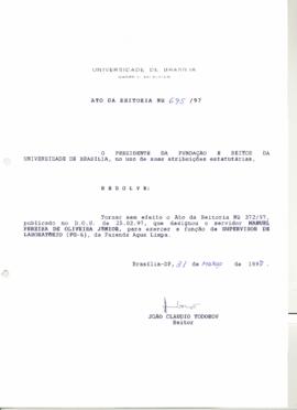Ato da Reitoria nº 0695/1997