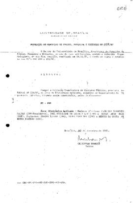Resolução do Conselho de Ensino, Pesquisa e Extensão nº 0069/1987