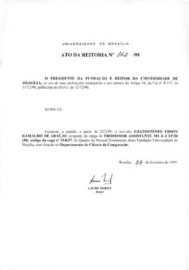 Ato da Reitoria nº 0162/1999