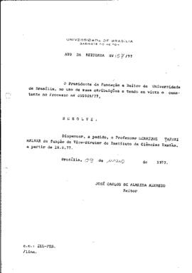 Ato da Reitoria nº 0157/1977