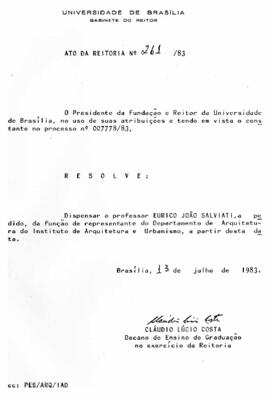 Ato da Reitoria nº 0261/1983