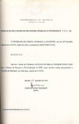 Resolução do Conselho de Ensino, Pesquisa e Extensão nº 0089/1996