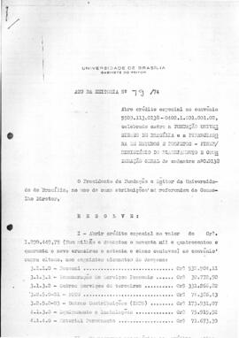 Ato da Reitoria nº 0079/1974