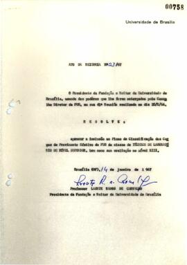 Ato da Reitoria nº 0023/1967