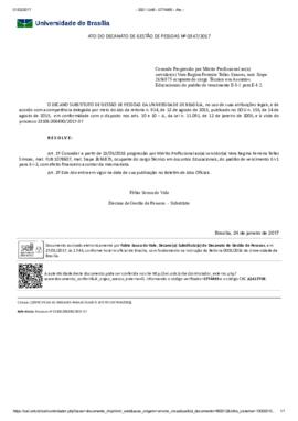 Ato do Decanato de Gestão de Pessoas N° 0347/2017