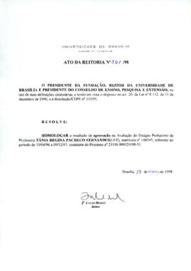 Ato da Reitoria nº 0323/1998