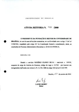 Ato da Reitoria nº 0984/2000