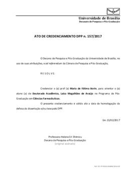 Ato de Credenciamento DPP N° 0157/2017