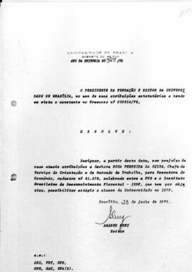 Ato da Reitoria nº 0345/1975