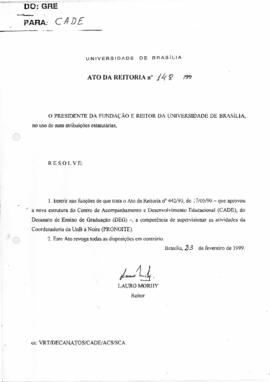 Ato da Reitoria nº 0148/1999