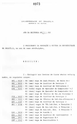 Ato da Reitoria nº 0227/1983