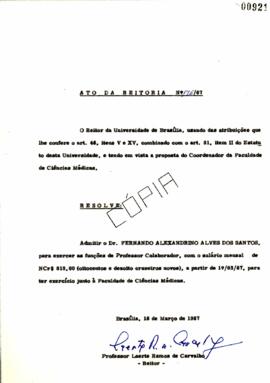 Ato da Reitoria nº 0176/1967
