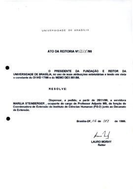 Ato da Reitoria nº 1215/1999