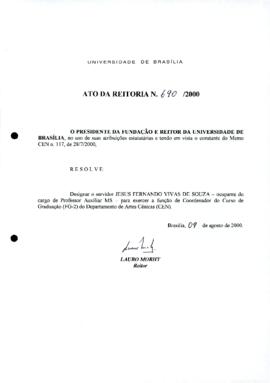 Ato da Reitoria nº 0690/2000