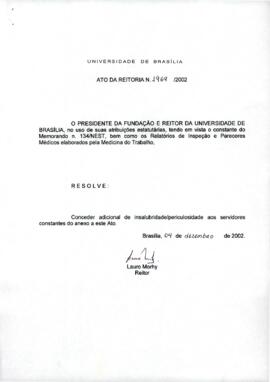 Ato da Reitoria nº 1969/2002