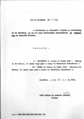 Ato da Reitoria nº 0711/1976