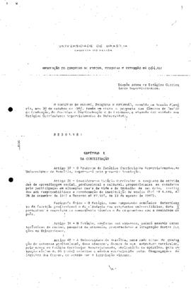 Resolução do Conselho de Ensino, Pesquisa e Extensão nº 0054/1987