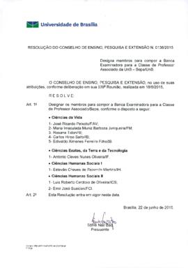 Resolução do Conselho de Ensino, Pesquisa e Extensão nº 0136/2015