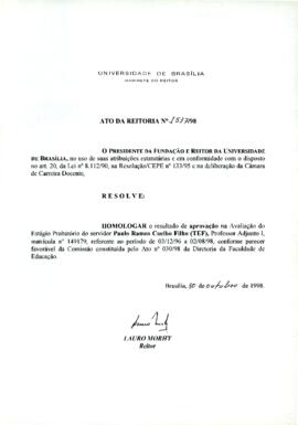 Ato da Reitoria nº 1537/1998