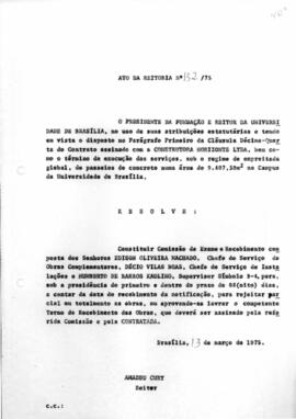 Ato da Reitoria nº 0132/1975