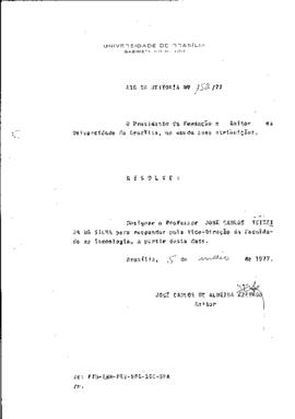 Ato da Reitoria nº 0152/1977