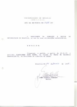 Ato da Reitoria nº 0026/1997