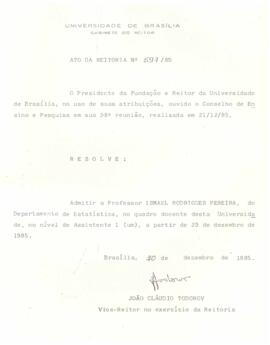 Ato da Reitoria nº 0597/1985