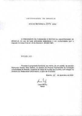 Ato da Reitoria nº 1974/2002