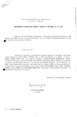Resolução do Conselho de Ensino, Pesquisa e Extensão nº 0016/1988