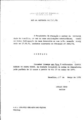 Ato da Reitoria nº 0156/1975