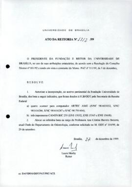 Ato da Reitoria nº 1312/1999