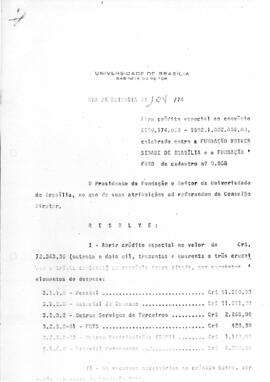 Ato da Reitoria nº 0104/1974