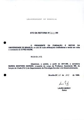 Ato da Reitoria nº 1213/1999