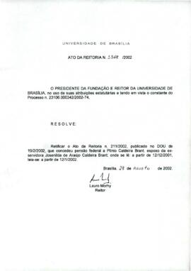 Ato da Reitoria nº 1368/2002