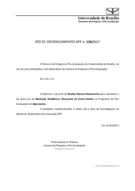 Ato de Credenciamento DPP N° 0126/2017
