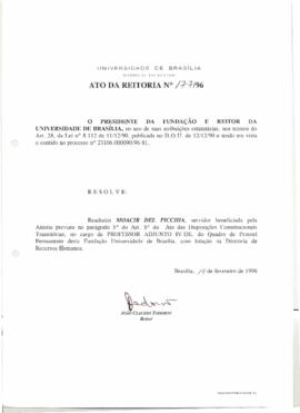 Ato da Reitoria nº 0177/1996