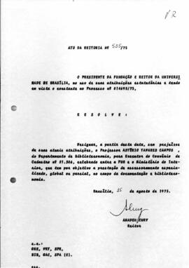Ato da Reitoria nº 0535/1975