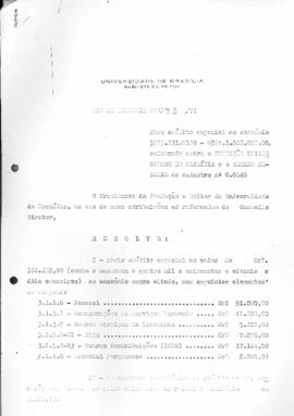 Ato da Reitoria nº 0073/1974