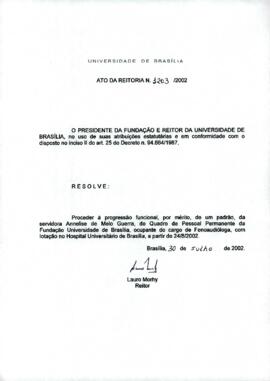 Ato da Reitoria nº 1203/2002