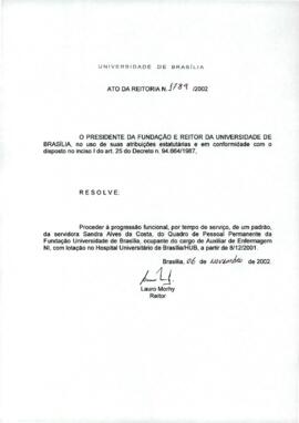 Ato da Reitoria nº 1789/2002