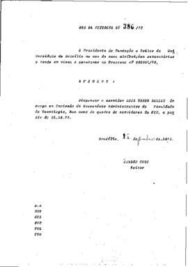 Ato da Reitoria nº 0380/1973